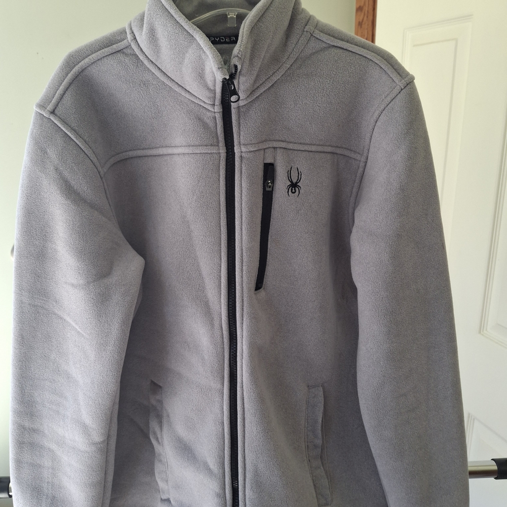 Spyder Light Gray Men's Performance Fleece Jacket